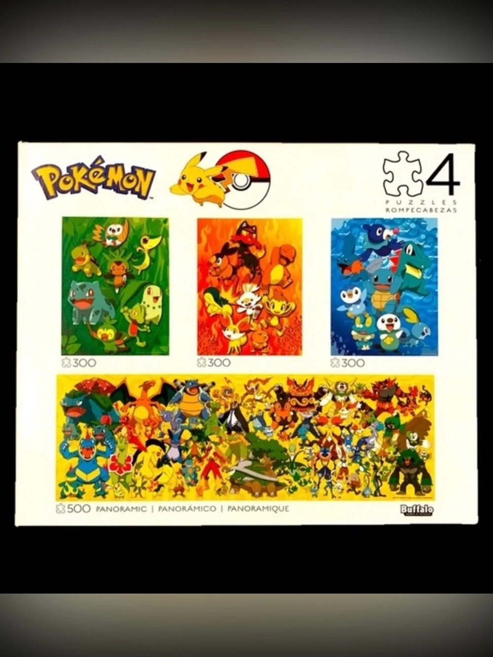 Pokemon 4 Puzzles In A Box
